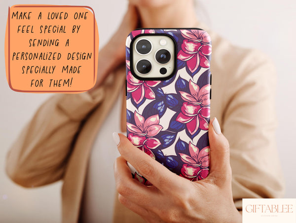 Floral Prints Phone Case – Colorful Botanical Flower Pattern & Nature-Inspired Gift