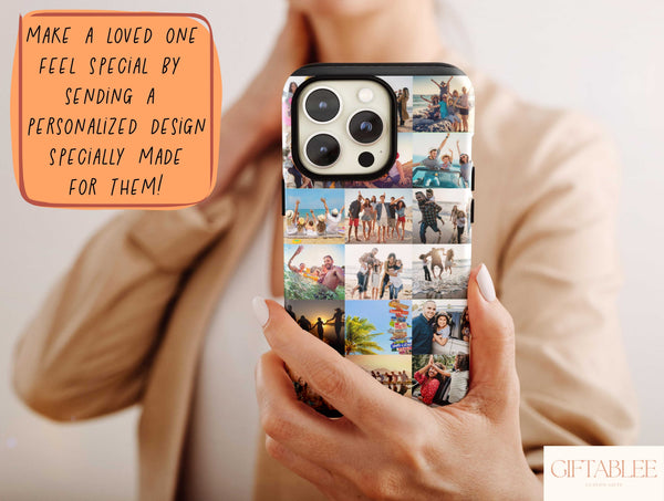 Aesthetic Photo Collage Phone Case – Personalized Memories & Lifestyle Design
