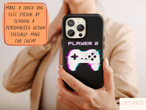 Video Game Phone Case – Player 1 & Player 2 Gamer Cover