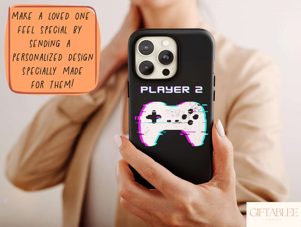 Video Game Phone Case – Player 1 & Player 2 Gamer Cover