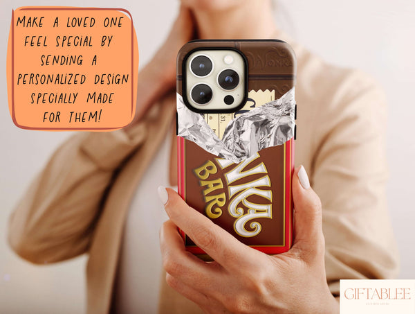 Chocolate Bar Phone Case – Fun Gift for Chocolate Lovers