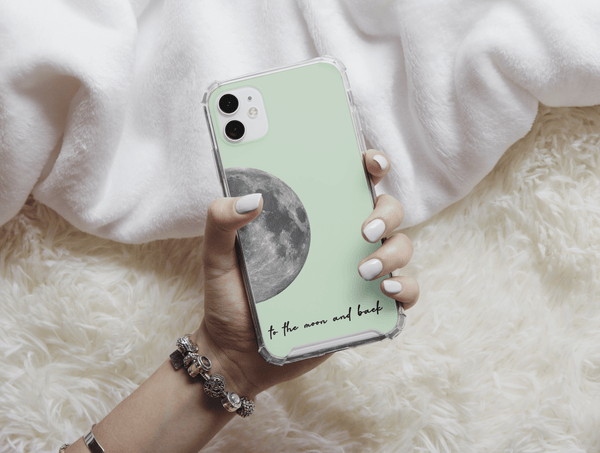 To The Moon And Back Phone Case – Romantic Matching Couple Gift