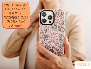 Witchy Goth Phone Case – Mystical Celestial Witchcore Art