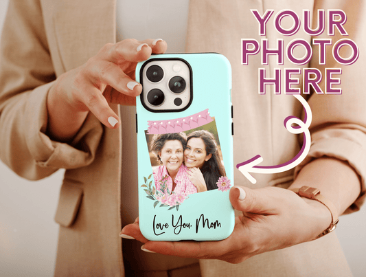 Custom Mama Phone Case, Personalized Photo Phone Case For Mothers’ Christmas Gift, Mommy Phone Case, Custom Photo Phone Case For Women