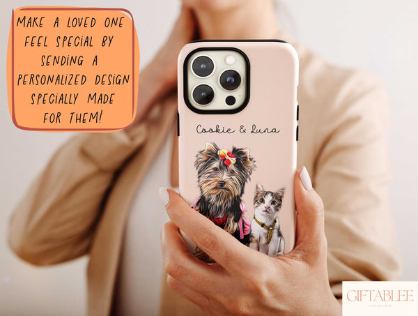 Personalized Pets Picture Phone Case – Pet Lovers