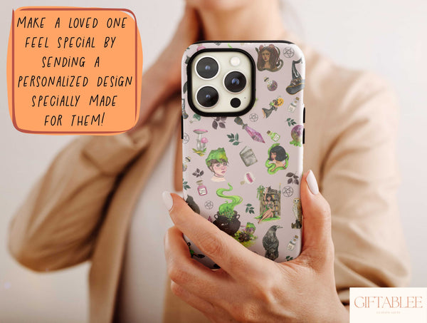 Halloween Witches Phone Case – Witchcore Magical Halloween Accessory