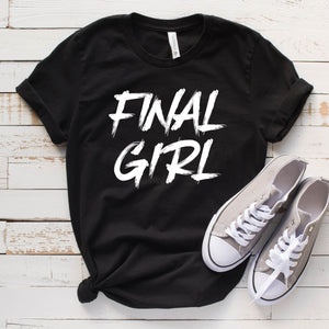 Final Girl Shirt – Distressed Horror Movie Graphic Tee
