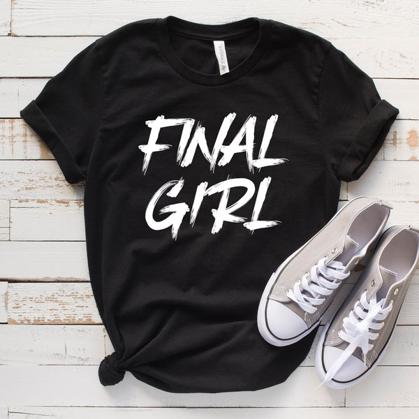 Final Girl Shirt – Distressed Horror Movie Graphic Tee