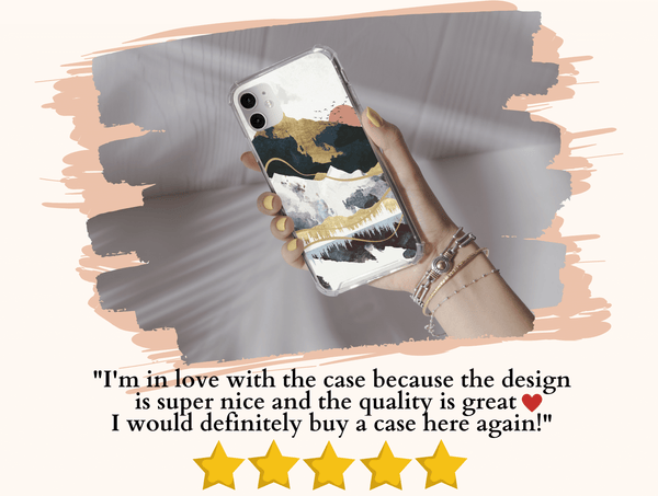 Mountain Abstract Print Phone Case – Nature Lovers