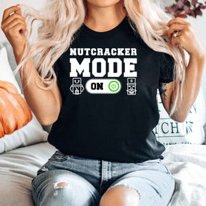 Mode On T-Shirt – Funny Nutcracker Christmas Graphic Tee