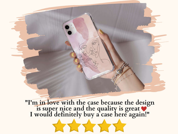 Faces Line Art Phone Case – Feminine Art Lovers