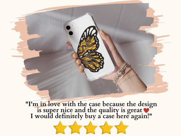 Butterfly Wing Phone Case – Colorful Artistic Butterfly Art