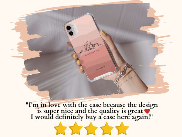 Custom Quote Phone Case – Personalized Nature Quote Phone Cover