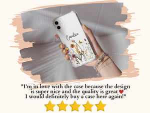 Wildflower Name Phone Case – Floral Gift for Flower Lovers