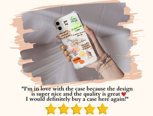 Daily Affirmations Phone Case – Positive Self Love & Motivation Design