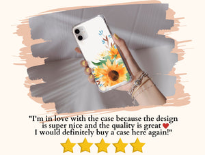 Sunflower Watercolor Phone Case – For Floral Lovers