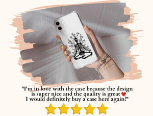 Aesthetic Skeleton Phone Case – Whimsical Gothic Skeleton Art
