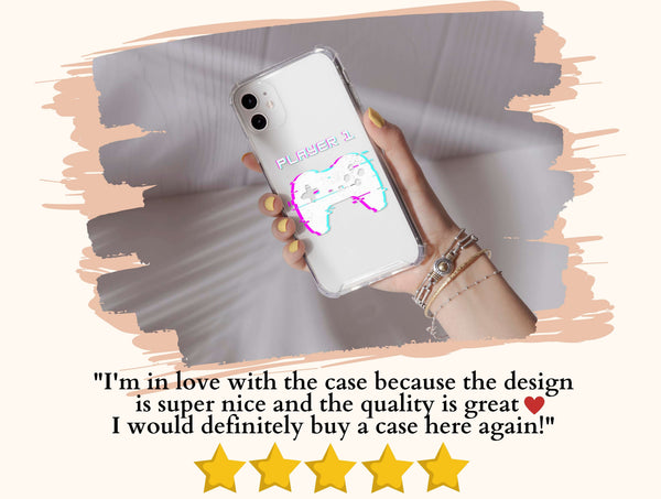 Video Game Phone Case – Player 1 & Player 2 Gamer Cover