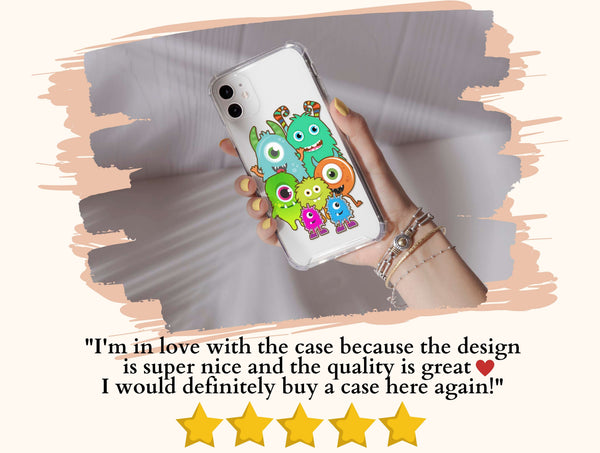 Candy Monster Phone Case – Cute Cartoon Monster Lovers