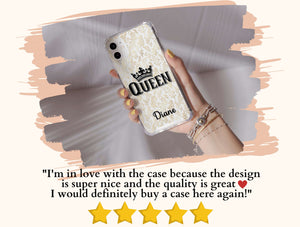 Custom King And Queen Phone Case – Personalized Couple & Matching Design