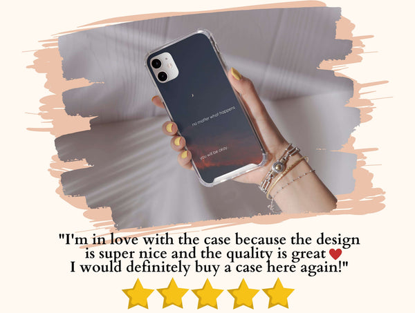 You Will Be Okay Phone Case – Inspirational Positive Affirmation Design