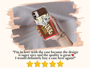 Chocolate Donut Phone Case – Cute Dessert Pattern Phone Cover