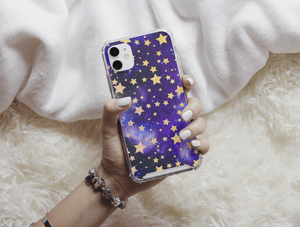Twinkling Stars Phone Case – Dreamy Galaxy Celestial Design