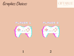 Video Game Phone Case – Player 1 & Player 2 Gamer Cover