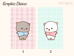 Matching Cat Phone Case – Cute Kawaii Cat Couple Phone Cover