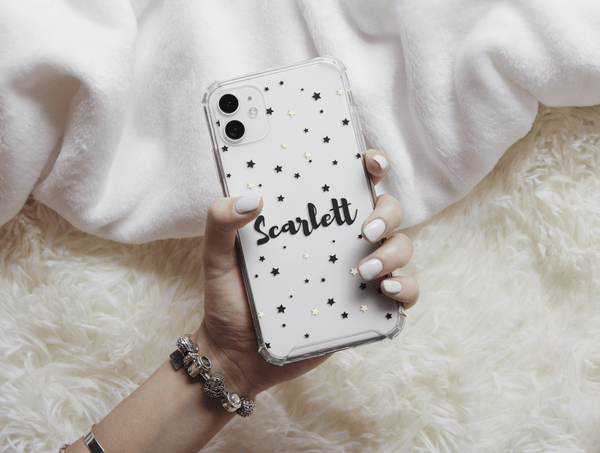 Personalized Stars Phone Case – Custom Name & Star Design