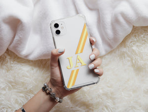 Retro Monogram Phone Case – Personalized Initial Design