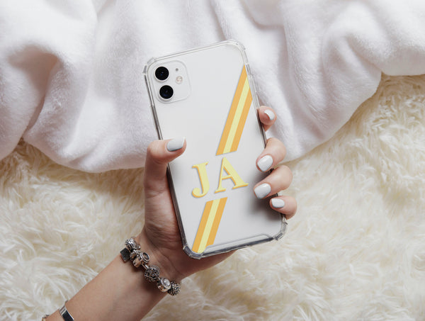 Retro Monogram Phone Case – Personalized Initial Design