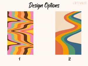 Retro Rainbow Phone Case – Groovy 70s Inspired Design