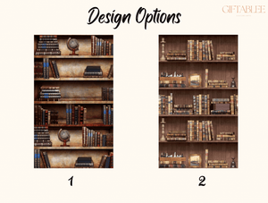 Bookshelves Phone Case – Vintage Book Lover