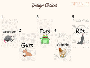 Funny Animal Phone Case – Custom Name Animal Lovers