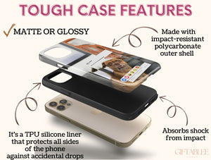 Dog Meme Phone Case – Personalized Funny Social Media Design
