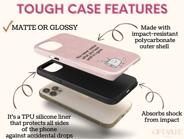 Girl Quote Phone Case – Funny & Relatable Typography Design