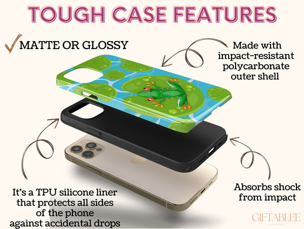 Funny Frog Phone Case – Cute Frog Lovers