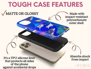 Ocean Sharks Phone Case – Cute Marine Life for Ocean Lovers
