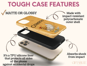 Funny Animal Phone Case – Custom Name Animal Lovers