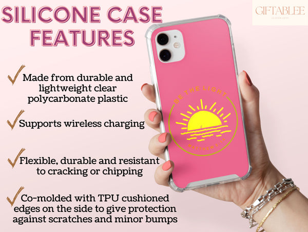 Be The Light Phone Case – Matthew 5:14 Christian Faith Design