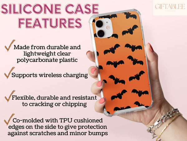 Spooky Bats Phone Case – Cute Bat Halloween Phone Cover