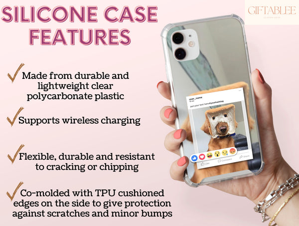 Dog Meme Phone Case – Personalized Funny Social Media Design