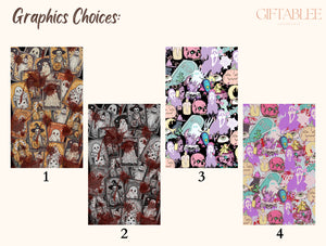 Spooky Horror Phone Case – Vintage Tarot Gothic Halloween Art