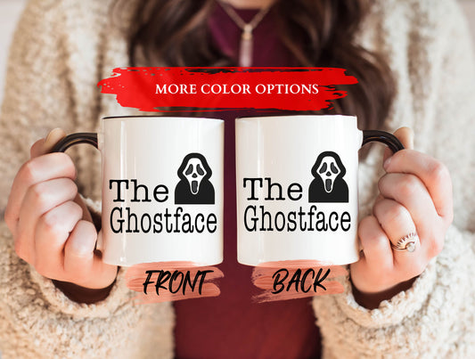Ghost Face Mug, Spooky Ghost Mug For Ghost Lover Halloween Party, Ghost Coffee Cup, Ghost Halloween Cup, Halloween Gift Idea For Him & Her