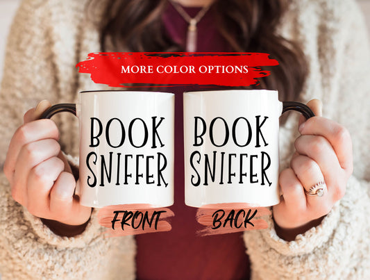 Book Sniffer Mug, Bookaholic Mug For Book Lovers Birthday Gift, Book Coffee Cup, Book Cup, Readers Mug, Funny Book Mug, Book Reader Mug