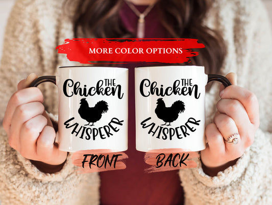 The Chicken Whisperer Mug, Chicken Mug, Chicken Lovers Birthday Gift, Chicken Cup, Cool Chicken Gift, Funny Chicken Cup, Hen Coffee Mug