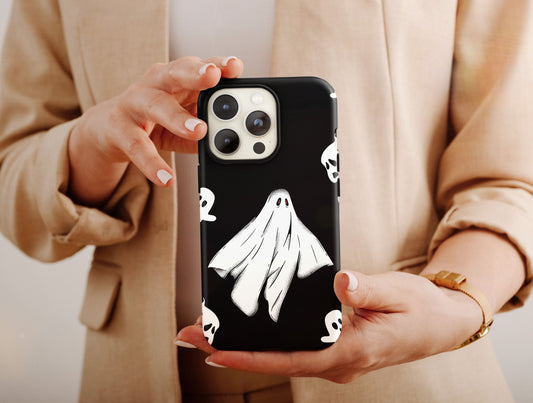 Ghost Halloween Phone Case, Spooky Halloween Phone Case For Men & Women Halloween, Ghost Phone Case, Ghostface Phone Case, Horror Phone Case