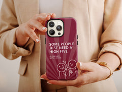 Girl Quote Phone Case – Funny & Relatable Typography Design