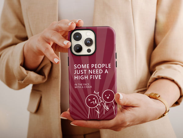 Girl Quote Phone Case – Funny & Relatable Typography Design